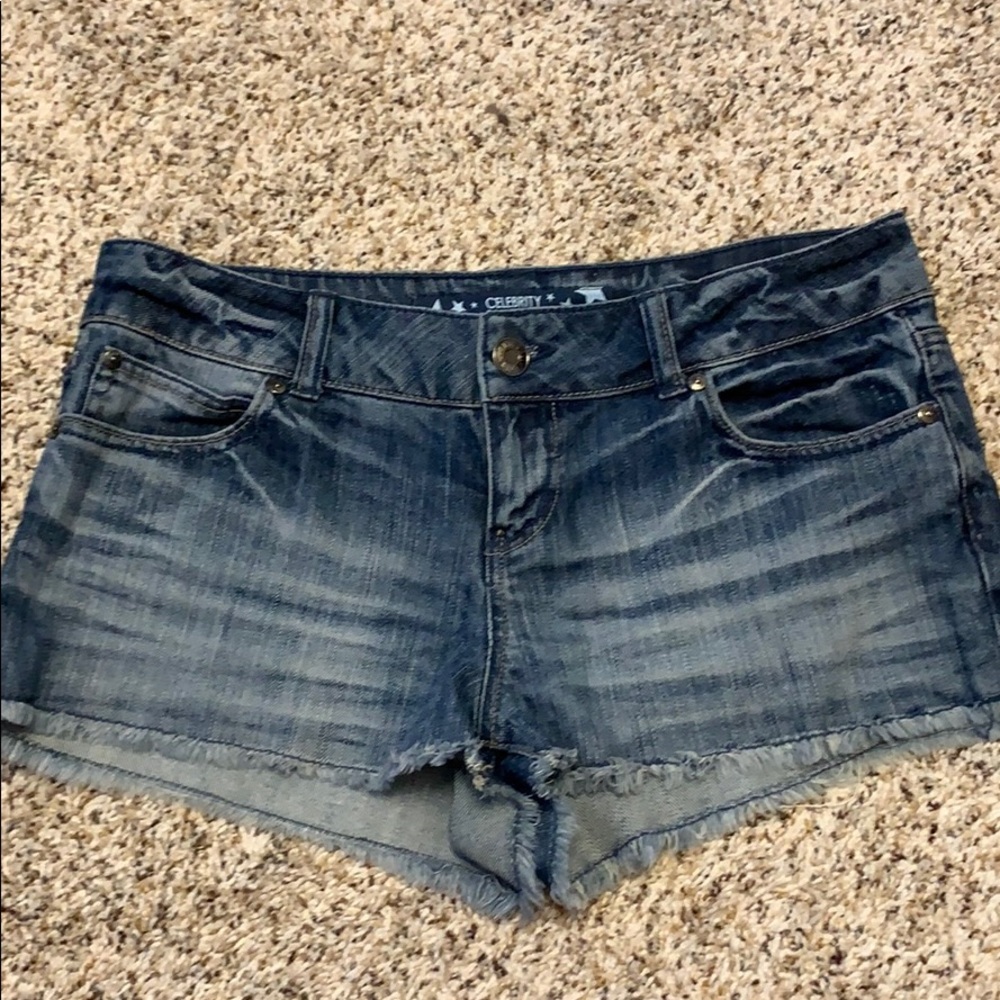Celebrity Pink Jean Shorts